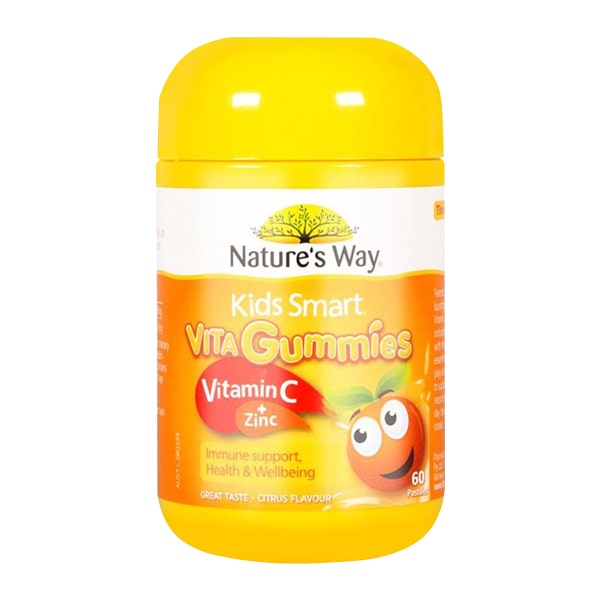 Kids Smart Vita gummies Vitamin C + ZinC - Bổ sung vitamin C và kẽm
