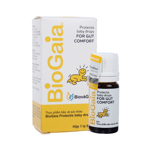 Bổ sung lợi khuẩn cho đường tiêu hóa, hỗ trợ cải thiện hệ vi sinh đường ruột BioGaia Protectis Baby Drops (Lọ 5ml)