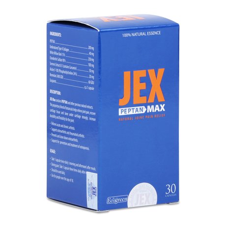 Jex Max giảm đau xương khớp cấp và mãn tính (30 viên/lọ)
