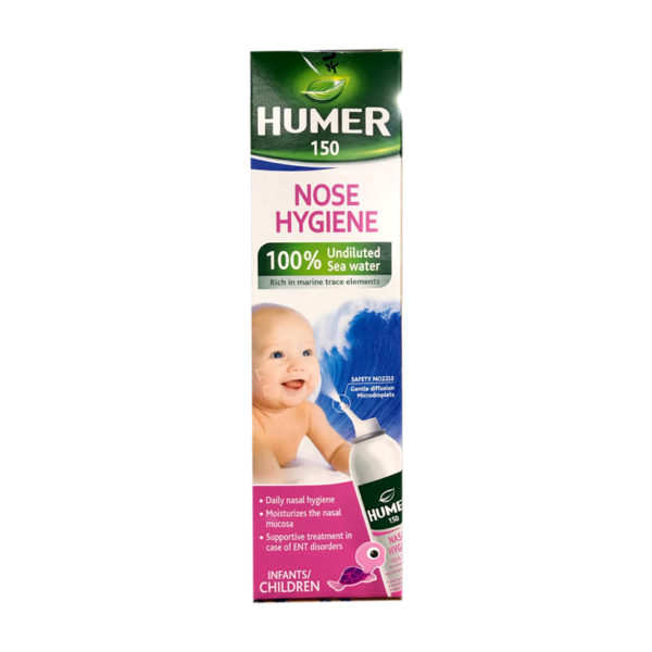 Dung dịch xịt vệ sinh mũi cho trẻ em dưới 15 tuổi Humer 150 Children (150ml)