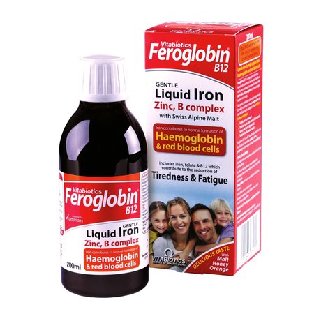 Feroglobin Siro bổ máu cho trẻ em (200ml)