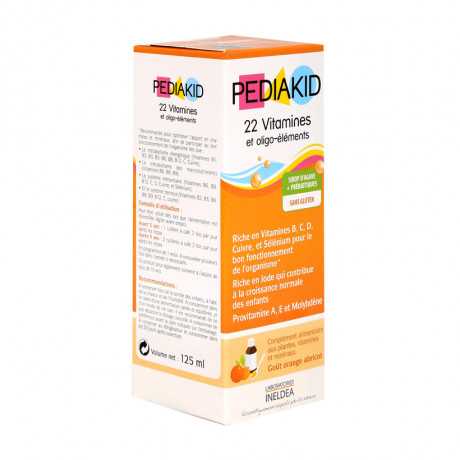 Pediakid 22 Vitamines bổ sung vitamin và khoáng chất cho bé (Chai 125ml)
