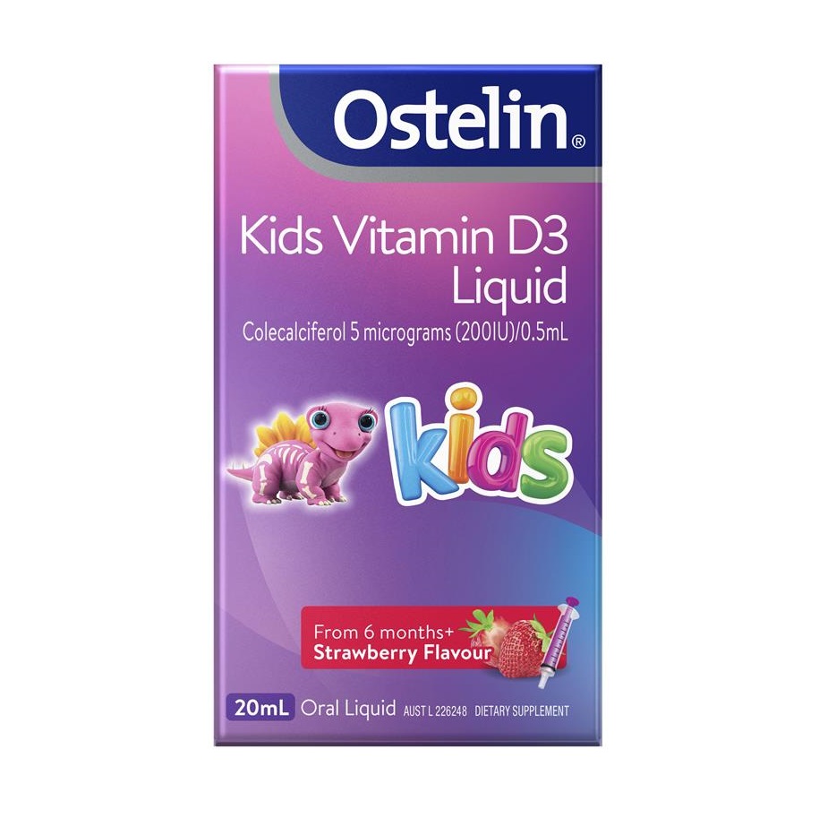 Ostelin vitamin D tăng cường hệ xương và hệ miễn dịch cho bé