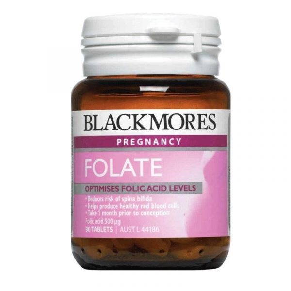 Blackmores Folate 500mcg 90 viên bổ sung acid folic