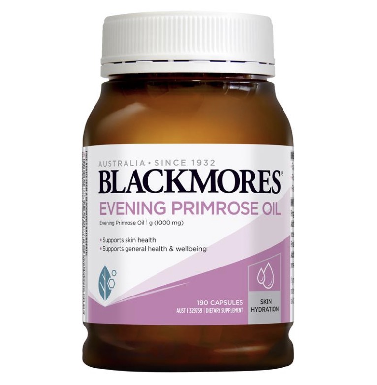 Blackmores Evening Primrose Oil viên uống tinh dầu hoa anh thảo  (Chai 190 viên)