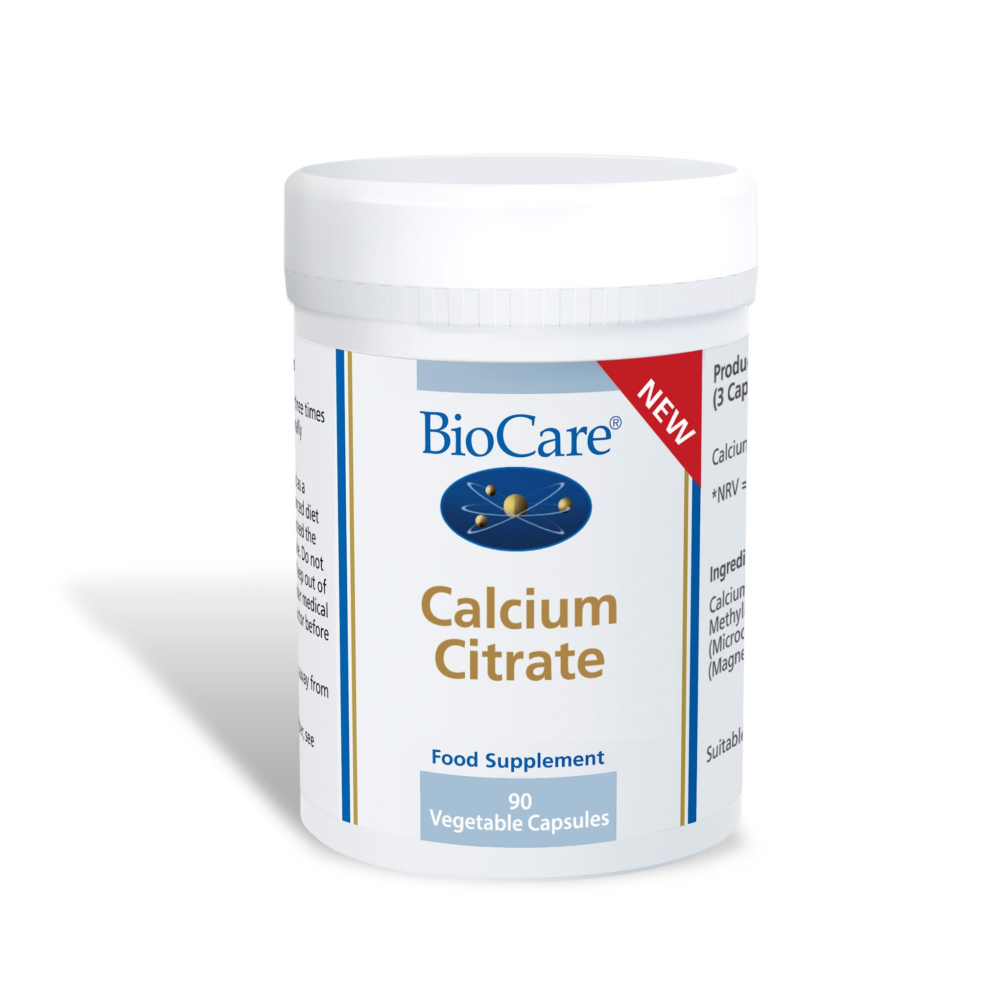 Viên uống Canxi Biocare (Calcium Citrat) bổ sung canxi hữu cơ, dễ hấp thu, không lắng cặn