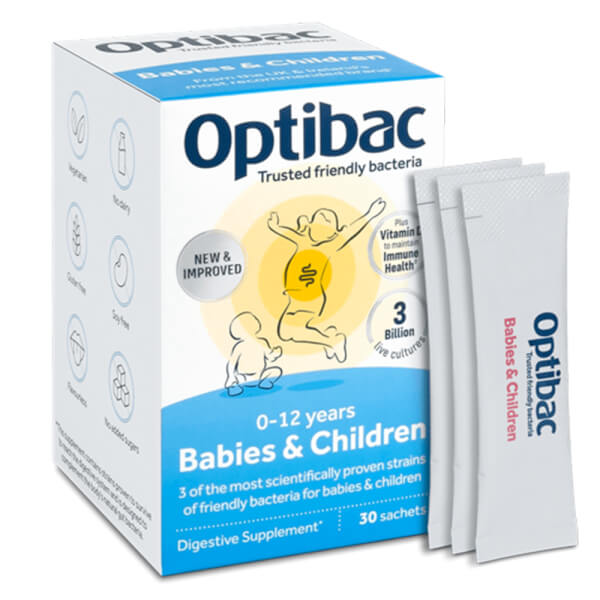 OptiBac Probiotics Men vi sinh đường ruột (màu hồng)