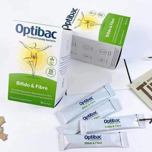 OptiBac Probiotics Men vi sinh đường ruột (màu xanh lá)