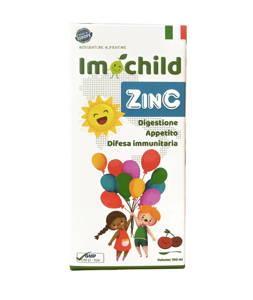Imochild ZinC – Bổ sung kẽm kích thích ăn ngon, hấp thu tốt, tăng đề kháng