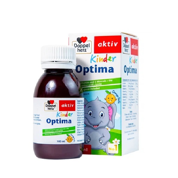  Kinder Optima Doppelherz Sữa bổ sung Vitamin và khoáng chất cho trẻ 100 ml