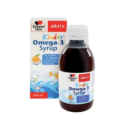 Doppel Herz Kinder Omega-3 Syrup hỗ trợ phát triển não bộ và thị lực