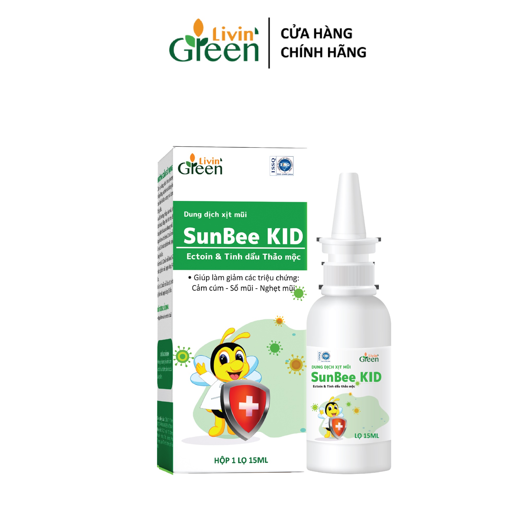 Dung dịch xịt mũi SunBee Kid giảm hắt hơi, sổ mũi, ngạt mũi