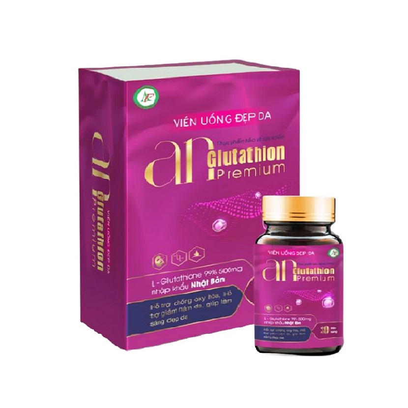 Viên uống đẹp da An Glutathion Premium, hỗ trợ giúp làm sáng đẹp da