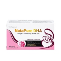 Viên uống Natapure DHA Phytopharma bổ sung DHA, EPA cho cơ thể (2 vỉ x 15 viên)