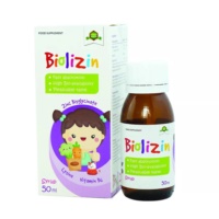 Kẽm vị đào Biolizin 50ml giúp ăn ngon, tăng đề kháng