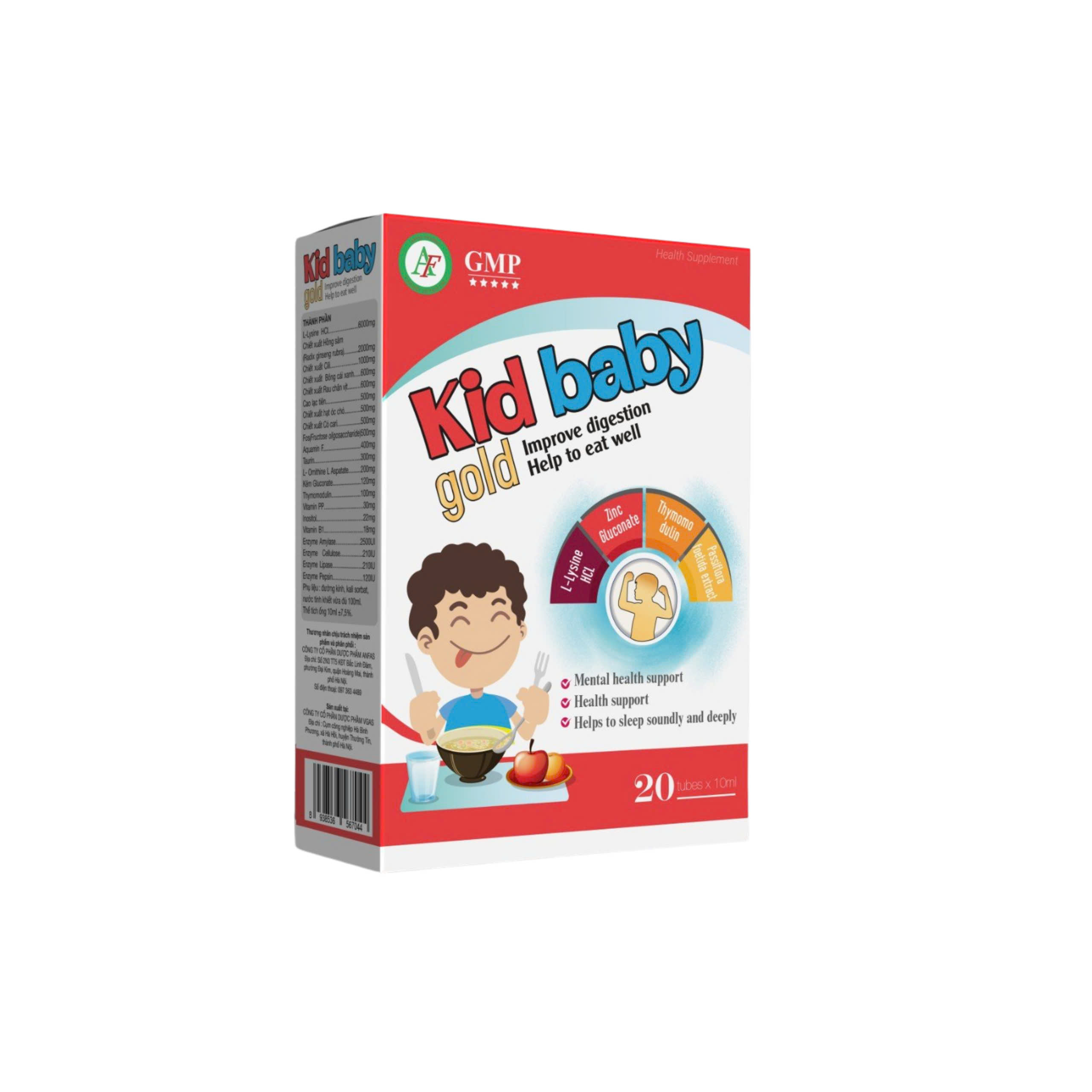 Kid Baby Gold H/20 ống hỗ trợ ăn ngon