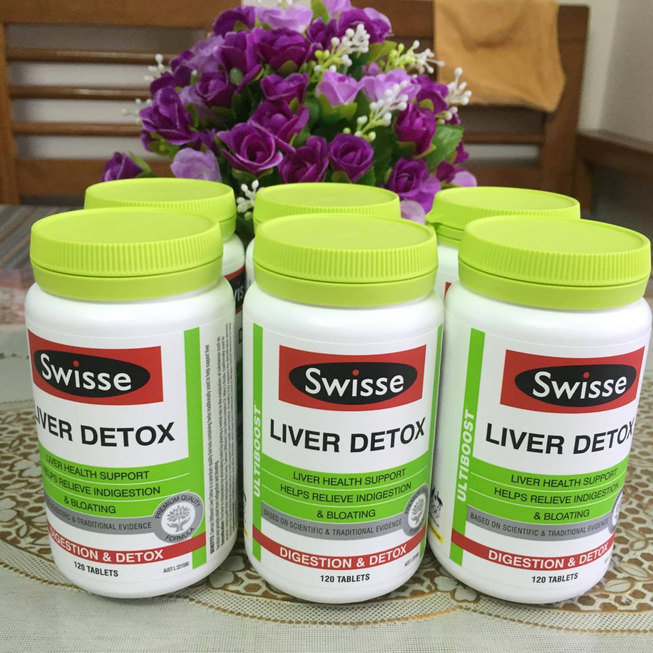 Swisse Liver Detox - Bổ gan và giải độc gan