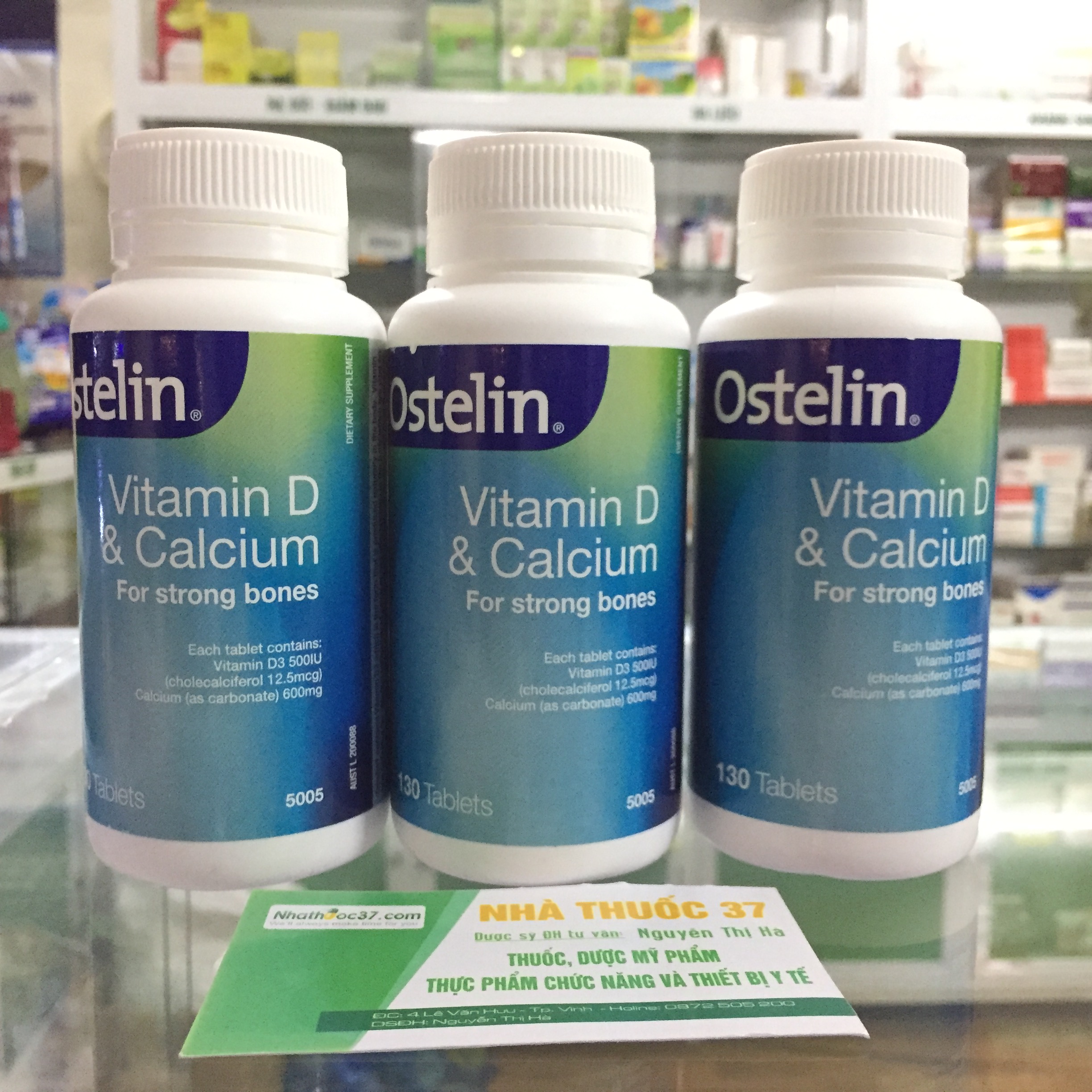 Ostelin canxi + vitamin D 130 vien