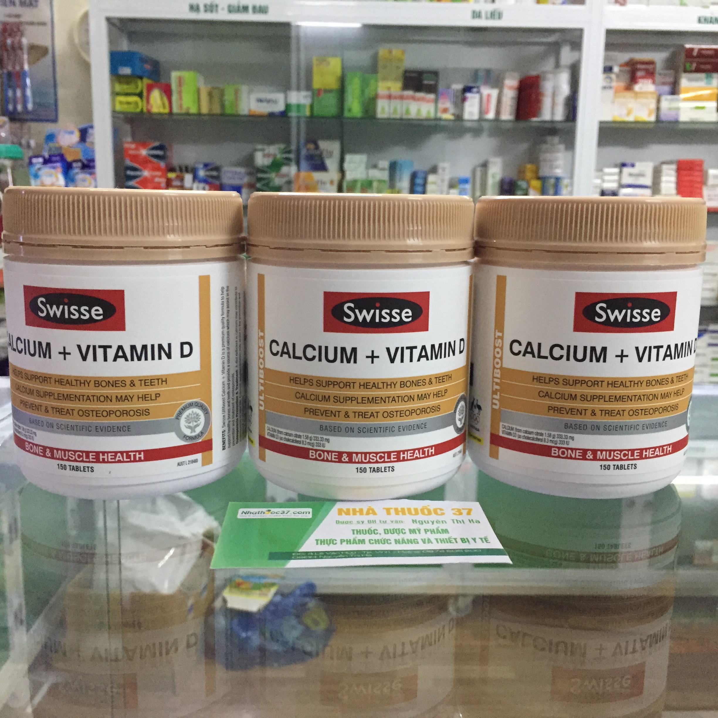Swisse calcium + vitamin D 150 viên