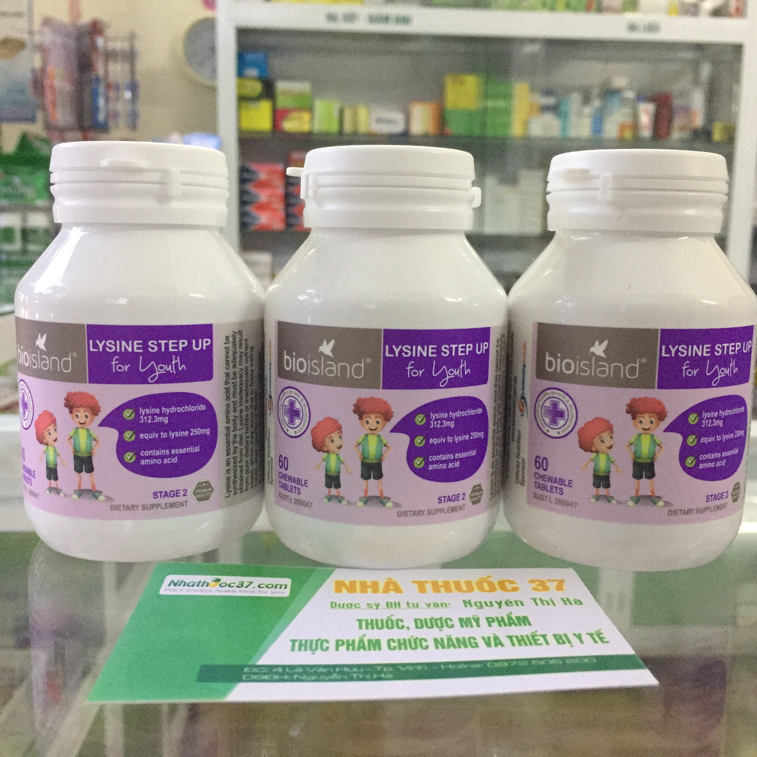 Viên uống Bio Island Lysine hỗ trợ trẻ tăng chiều cao