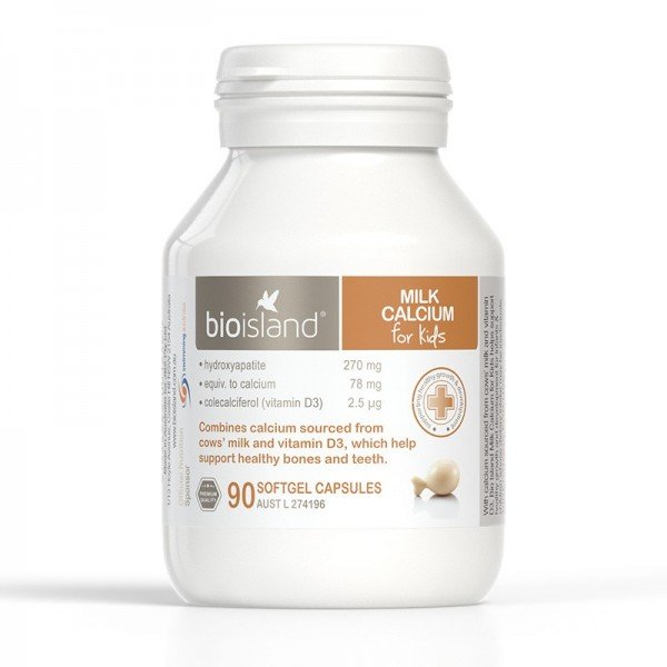 Bioisland Canxi milk - bổ sung sữa canxi cho bé