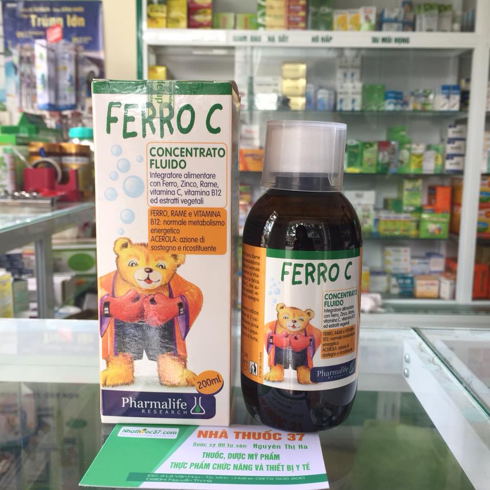 Ferro C  - Thảo dược châu Âu chống thiếu máu cho trẻ