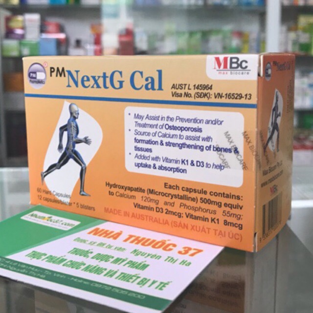 NextG Cal bổ sung canxi hữu cơ
