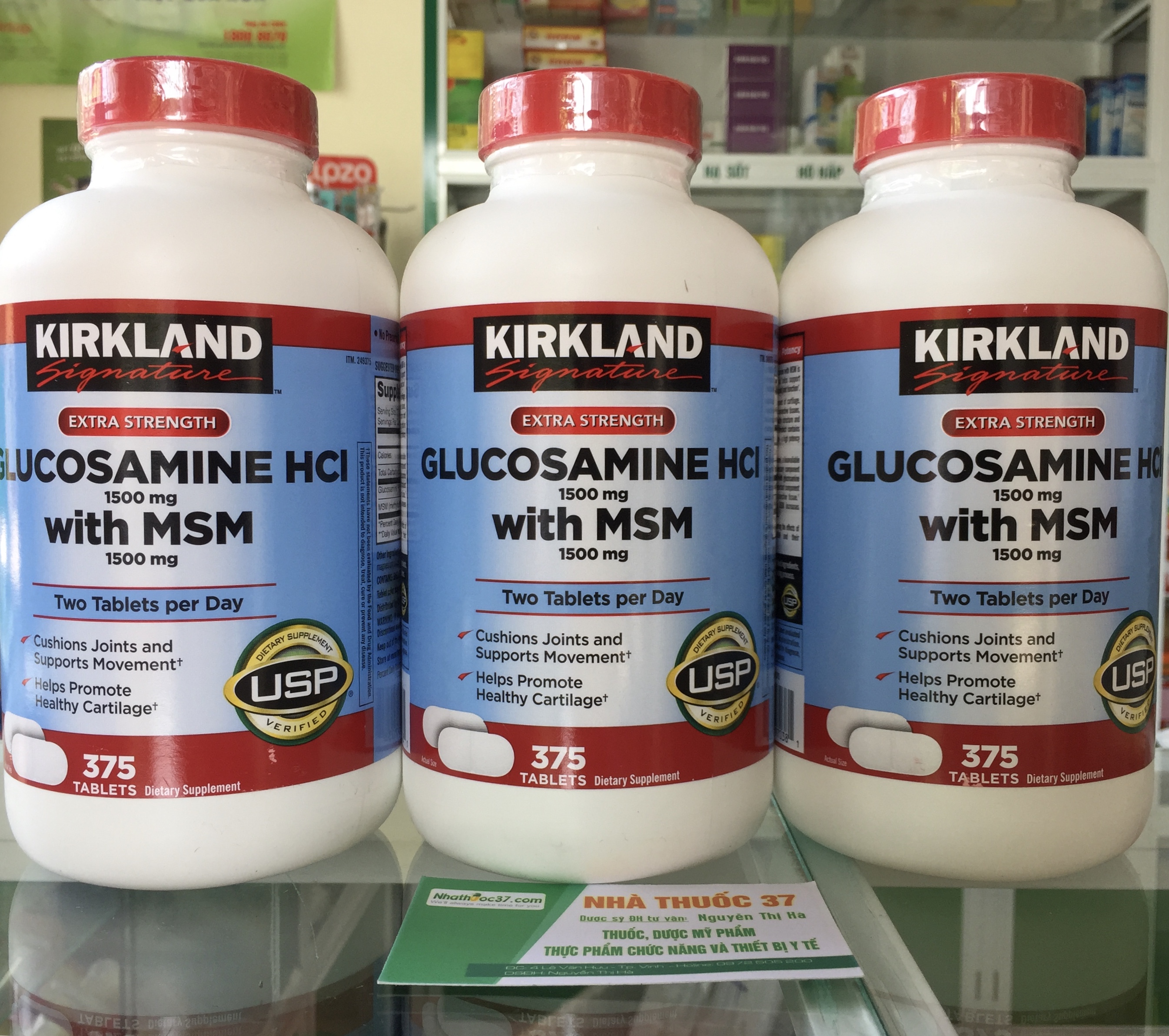 Hỗ trợ xương khớp Glucosamin with MSM Kirkland