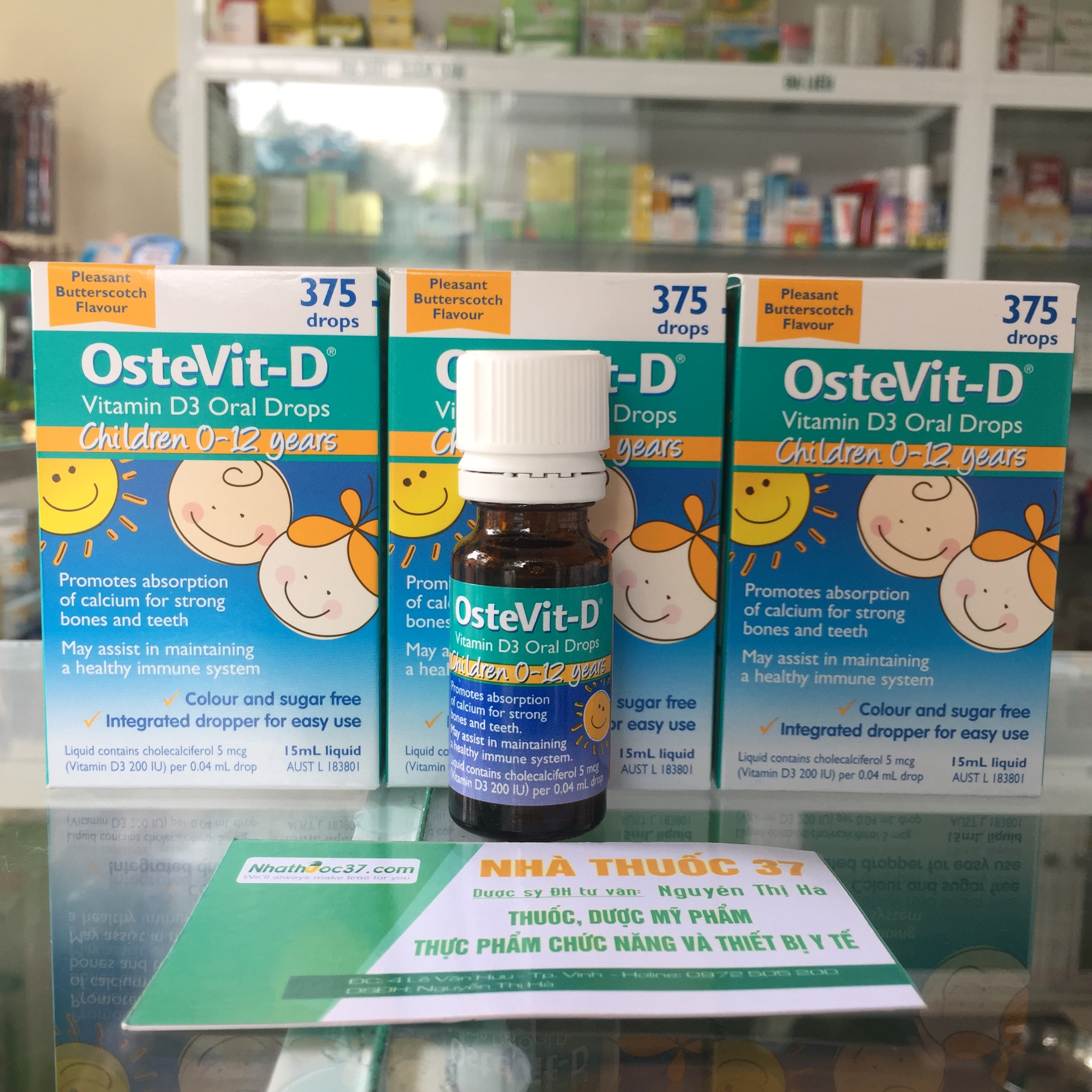 Ostevit-D Bổ sung vitamin D cho trẻ từ 0-12 tuổi