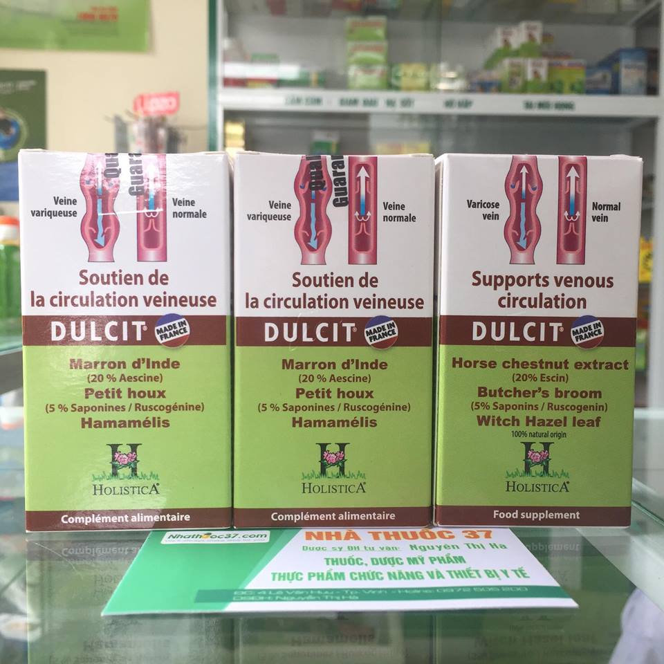 Dulcit -  Hỗ trợ điều trị trĩ nội trĩ ngoại chống suy giãn tĩnh mạch