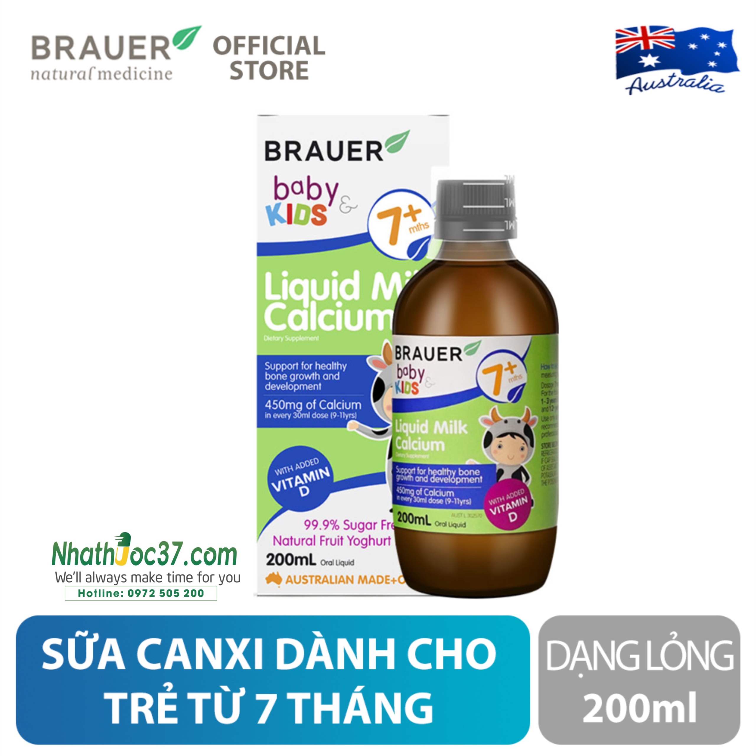 BRAUER MILK CANXI