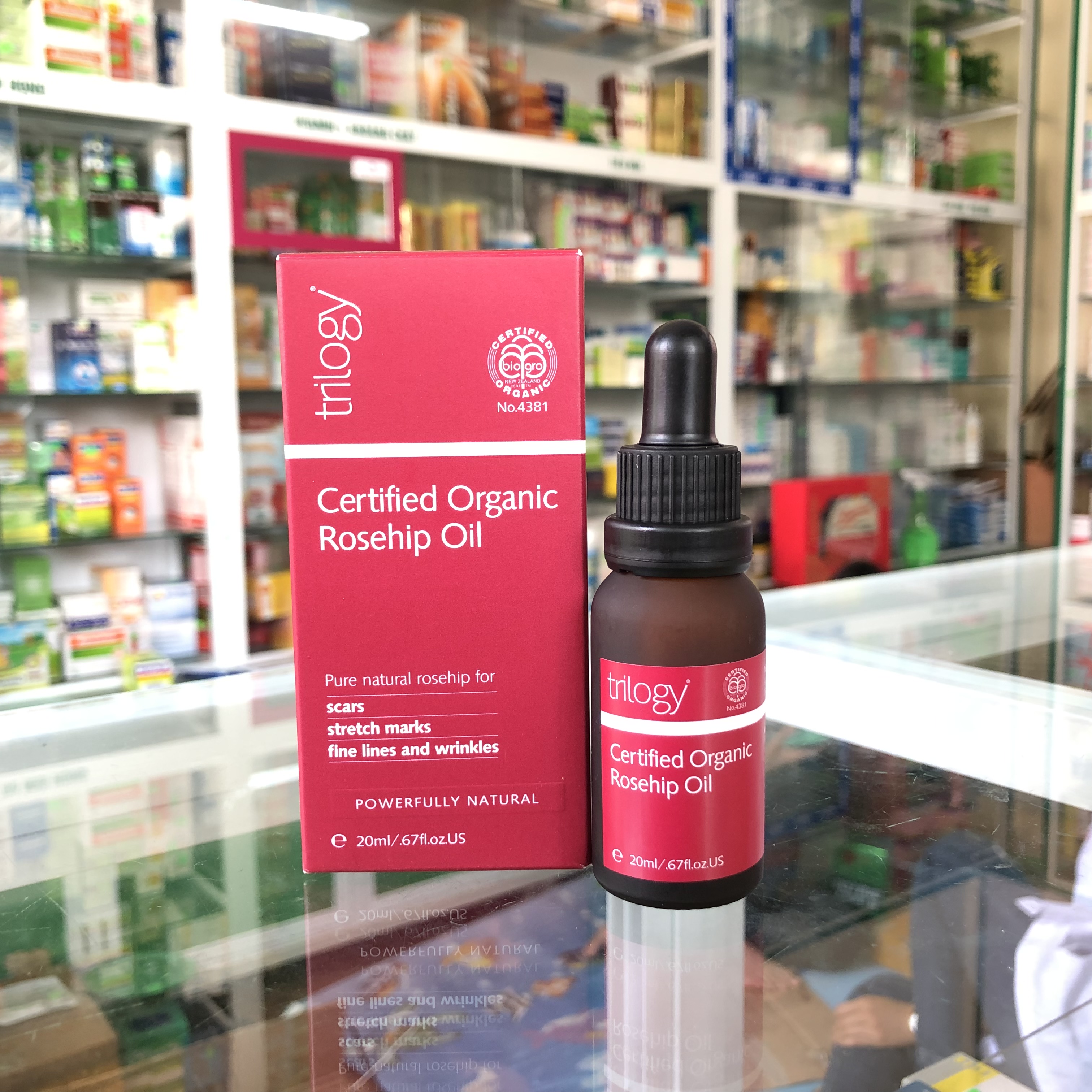Dầu dưỡng da Triology Certified organic rosehip oil