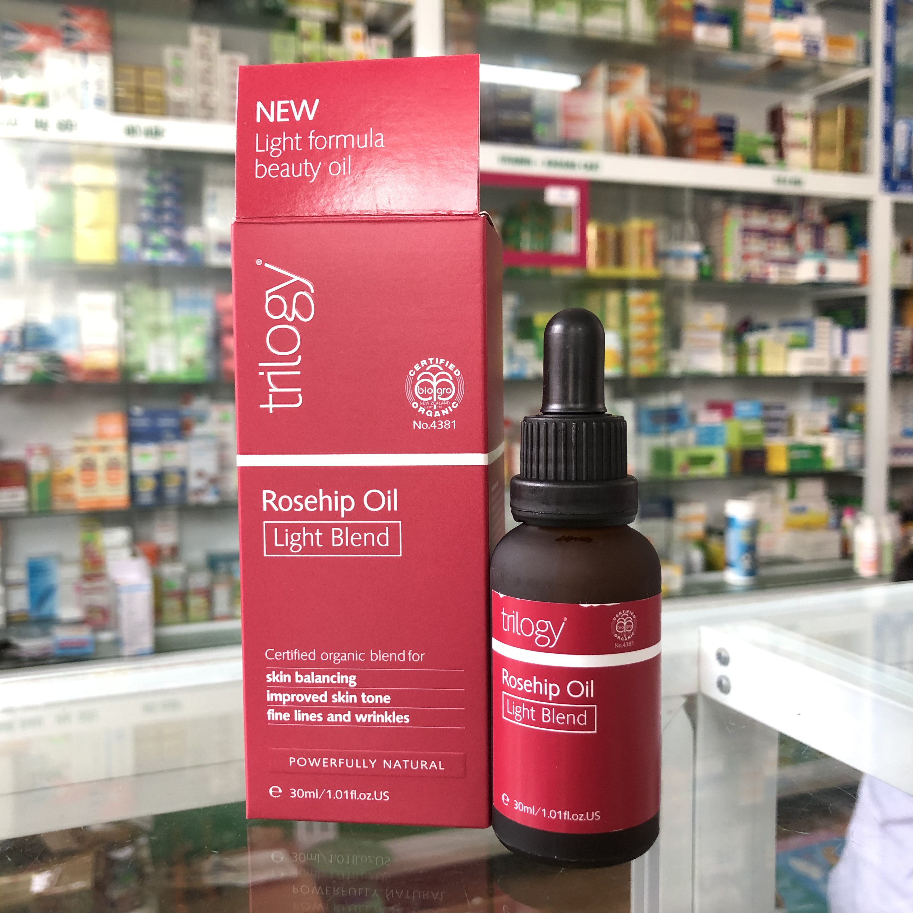 Dầu dưỡng da cho da dầu Trilogy light blend