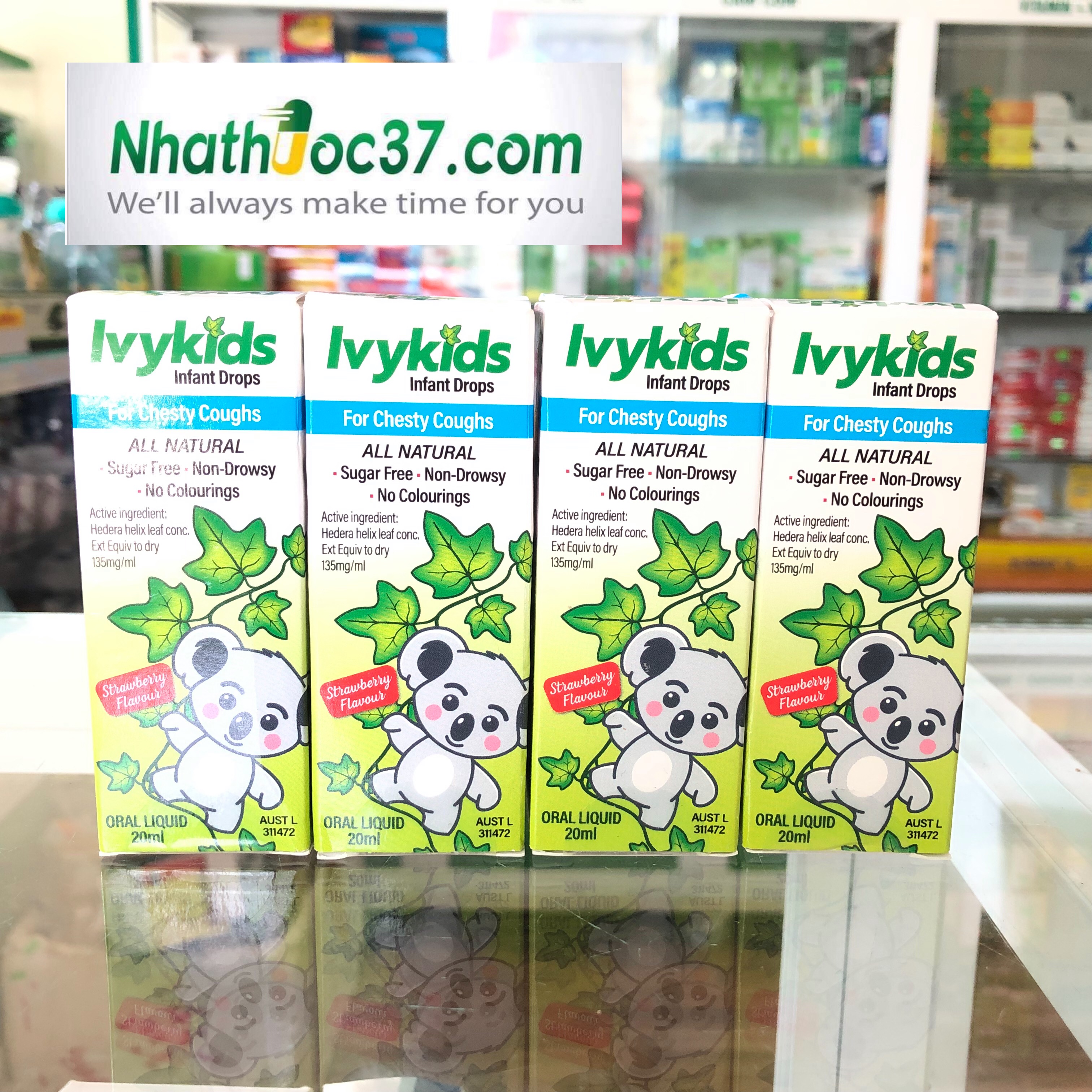 Tinh chất trị ho Ivykids 20ml